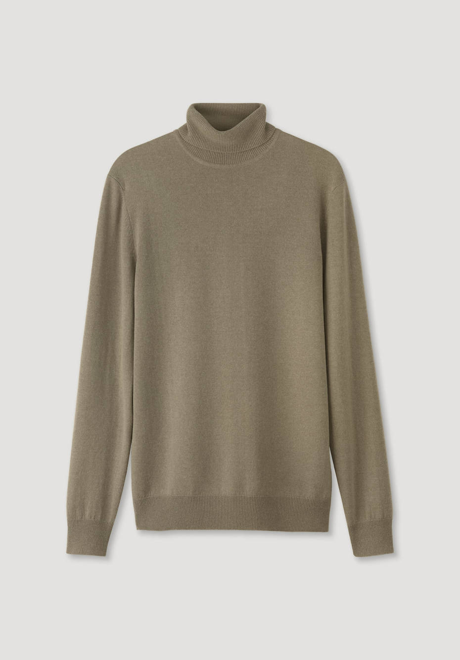 Rollkragen-Pullover aus Schurwolle mit Kaschmir