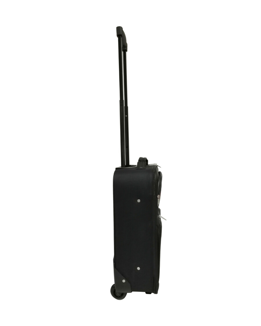 Schwarzer Stoffkoffer