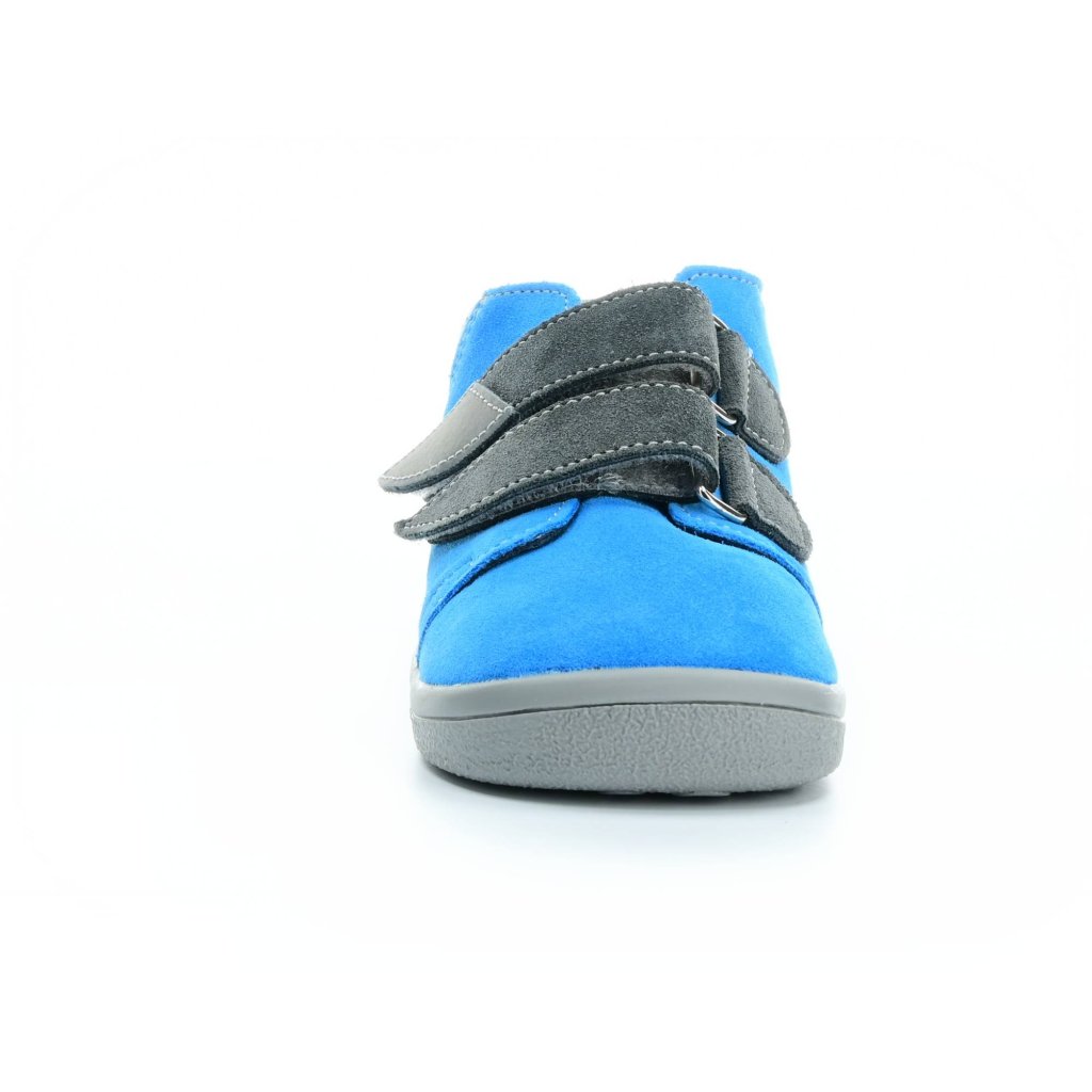 Beda Tom mit Membran Neu (BF 0001/W/M/) blaue Barfuß-Stiefeletten