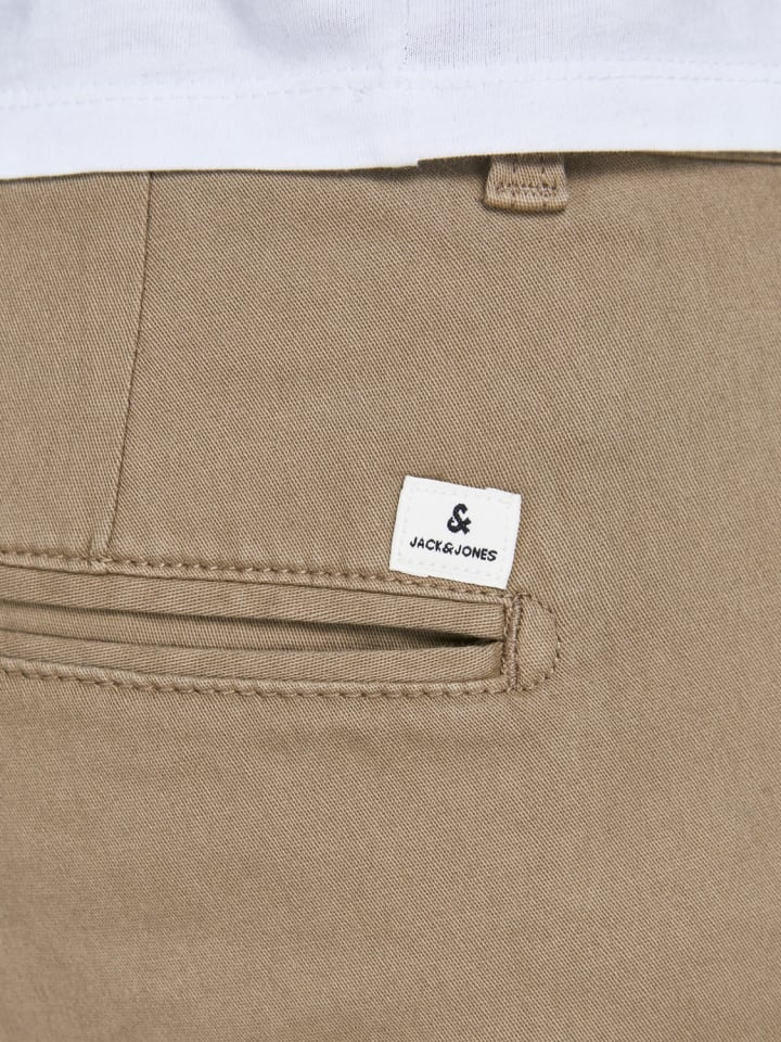 Jack & Jones Stoffhose / Chino JPSTMARCO JJDAVE AKM BEIGE slim in Beige günstig kaufen