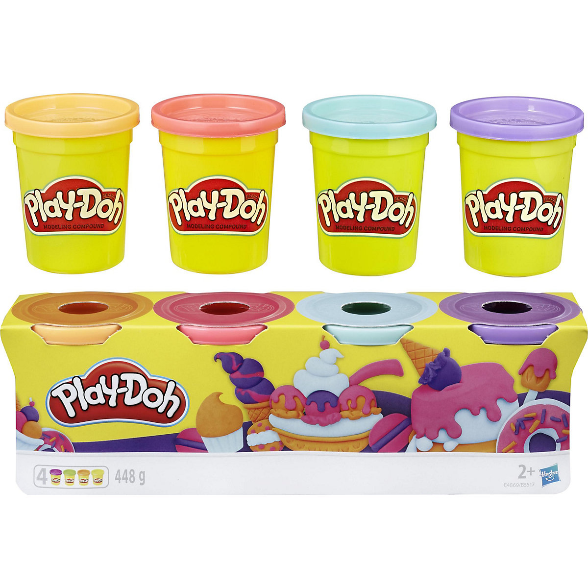 Play-Doh 4er-Pack Sweet, 112g-Dosen