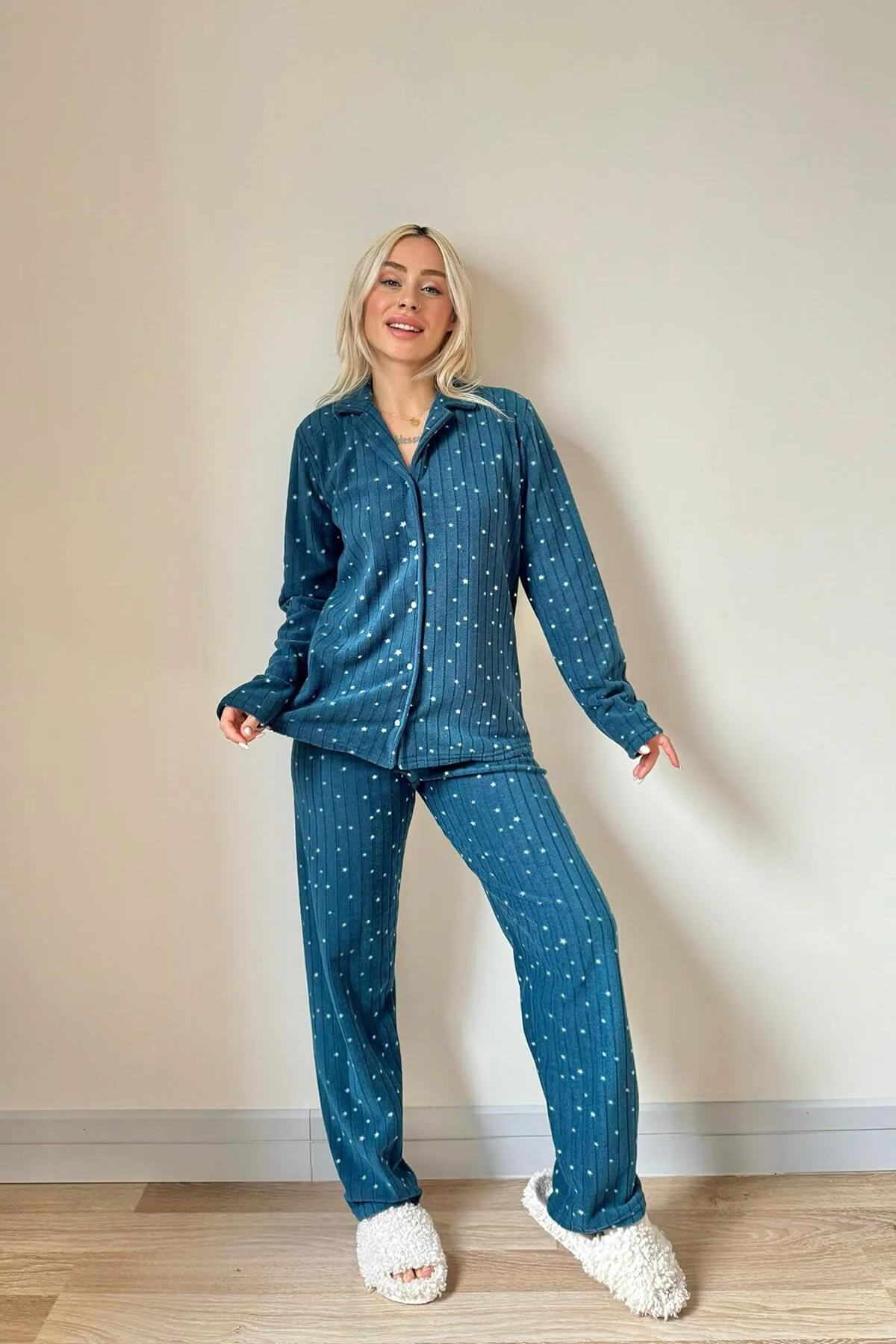 Pijamaevi  Pyjama set - Blau - Print