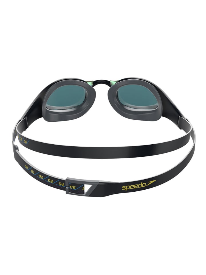 Speedo Schwimmbrille Fastskin Pure Focus Mirror in Schwarz-Grau günstig kaufen onesize