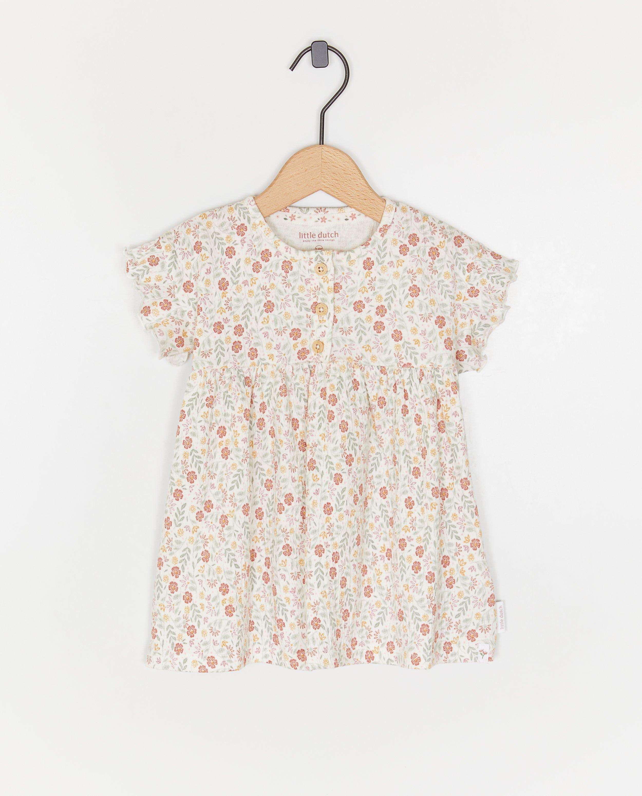 Rochie Little Dutch cu textură bej deschis