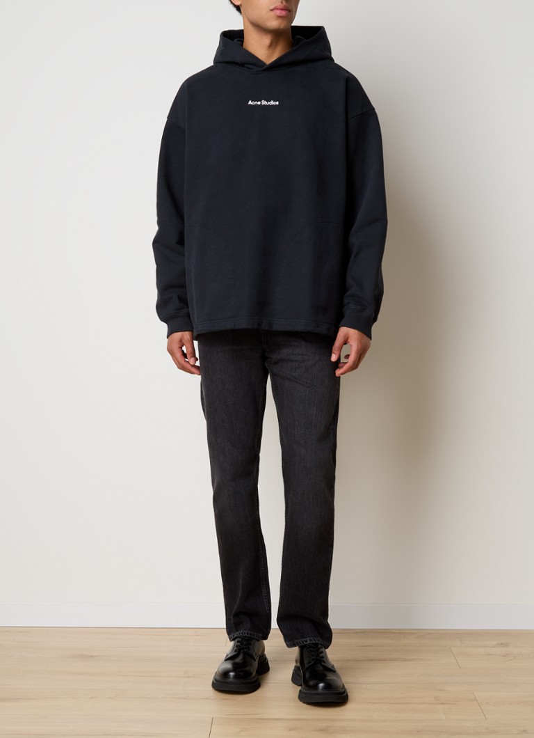 Acne Studios Hoodie with side pockets and logo