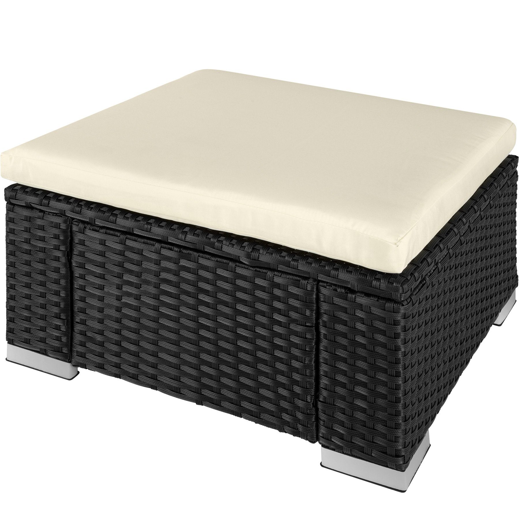 tectake Rattanstuhl Bitonto (1er, 1 St), Schmutzabweisend
