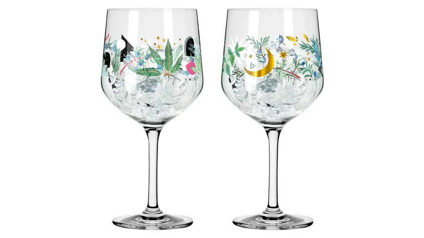 RITZENHOFF  Ginglas Botanic Glamour Kelch 2er Set  #7 #8 Good Wives and Warriors 2023 Mehrfarbig
