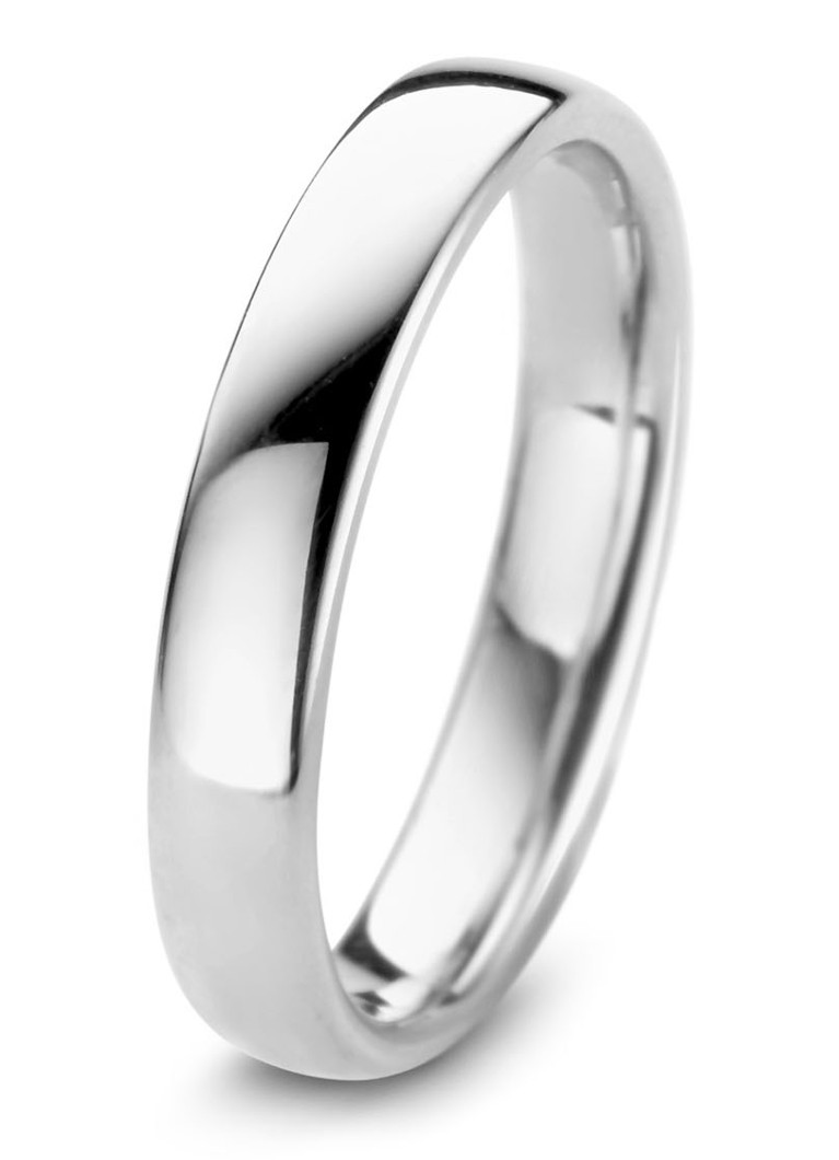Diamond Point Witgouden Wedding Ring