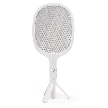 Grafner Moskitonetz elektrische Akku Fliegenklatsche USB UV LED FL11030 (Stk, 1 St., 1), L ca. 52 cm, B: ca. 21,5 cm, UV-LED-Licht, aufladbarer Akku, 1200 mAh