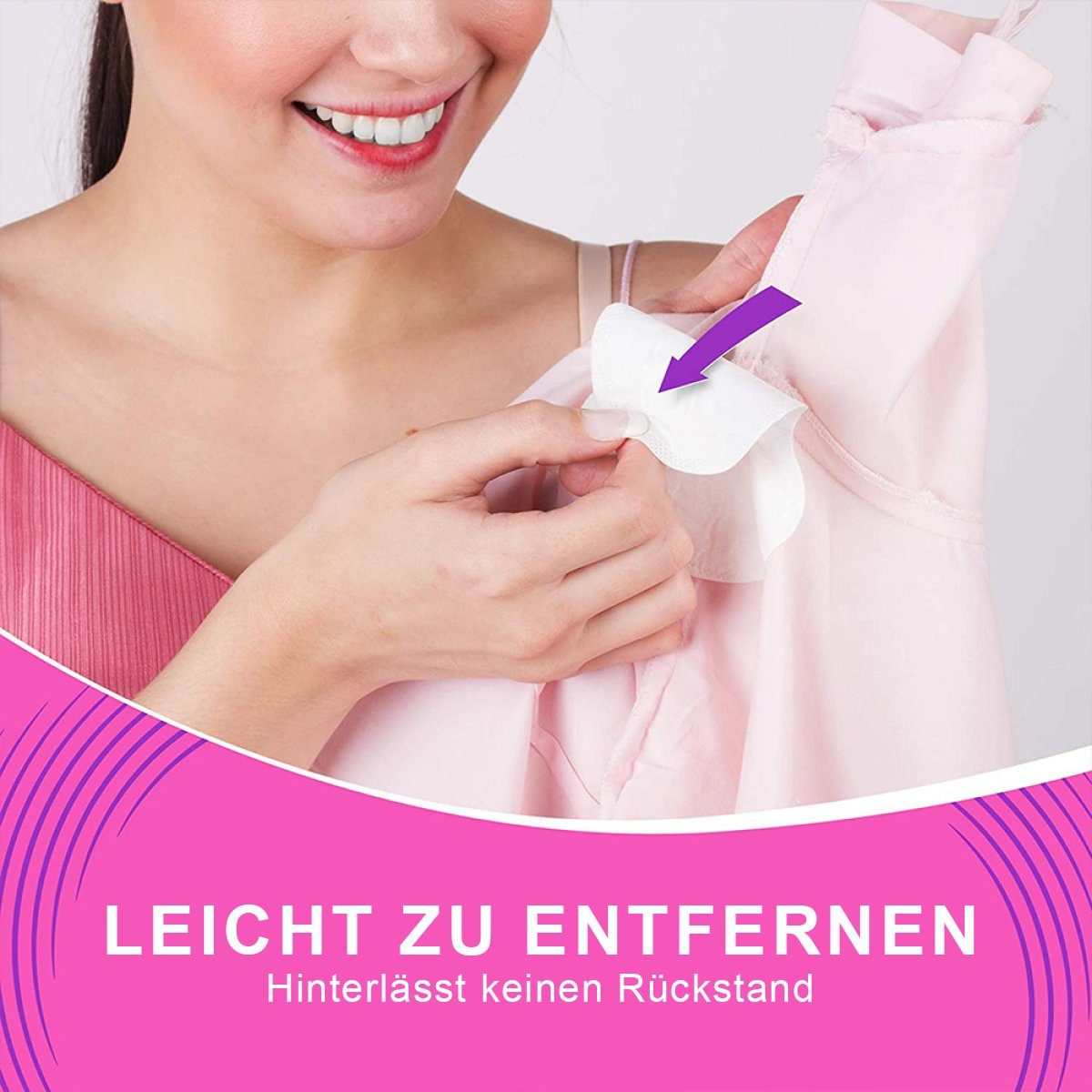 Rwoythk Schweißband Achselpads, Achsel Schweiß Pads, Schutz vor Schweißflecken Deoflecken