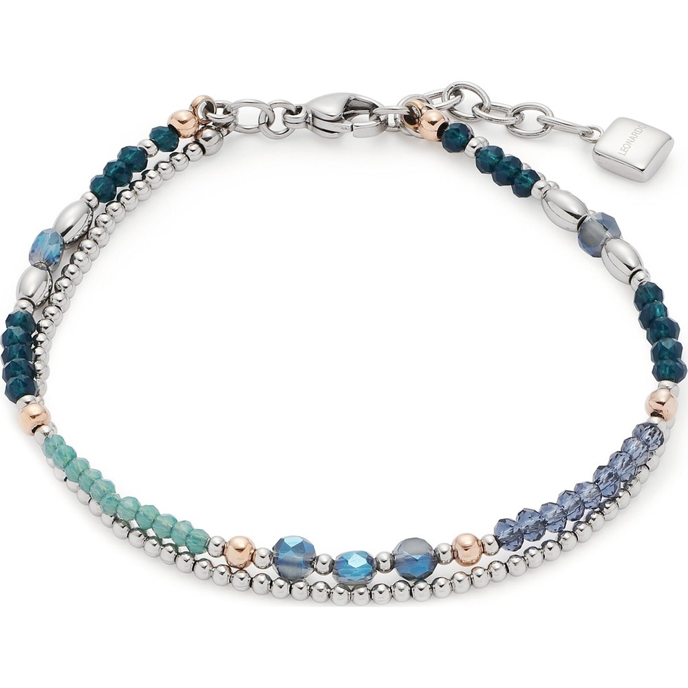 Leonardo Bracelet Acier inoxydable, Verre Bracelet