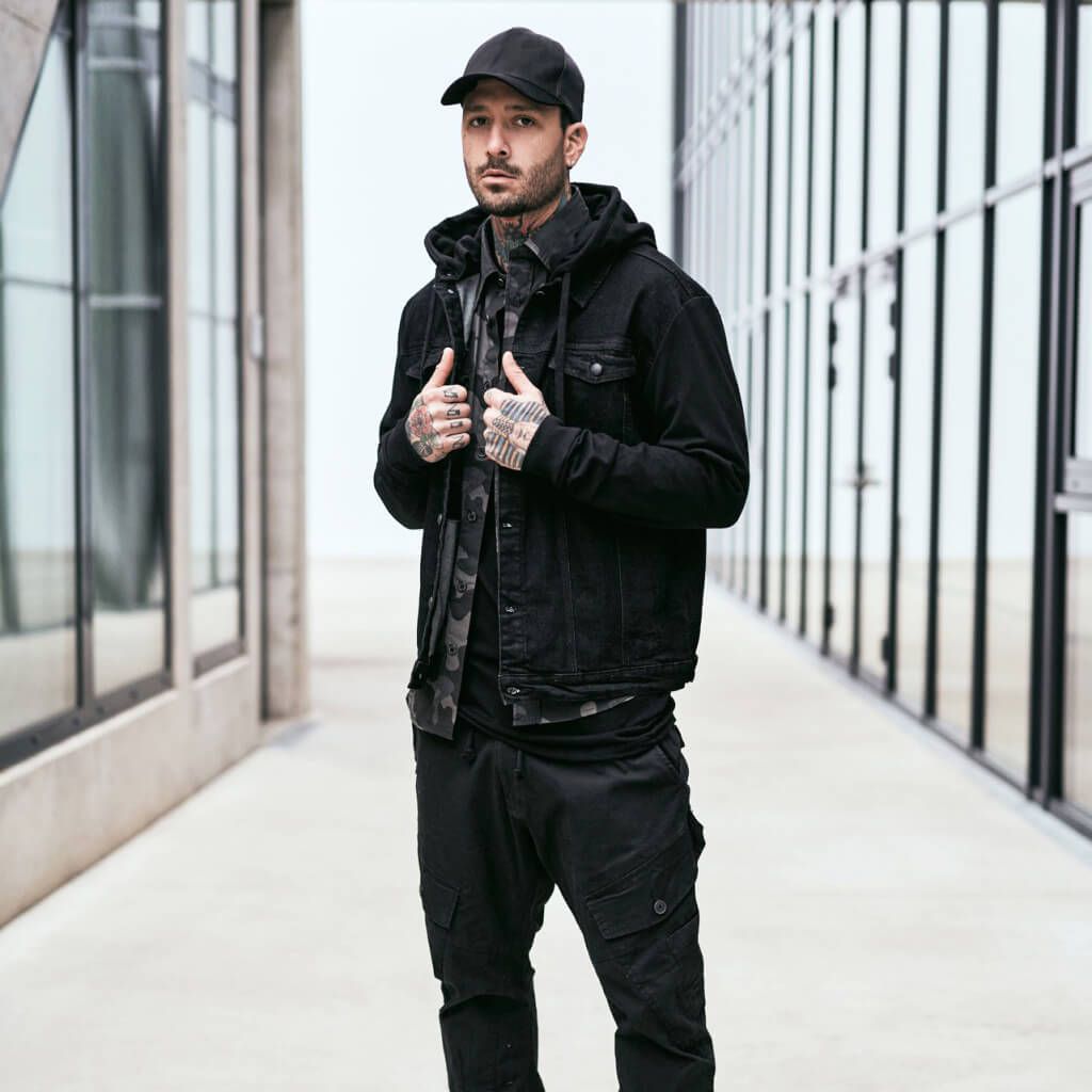 Cradock Denim Sweat Jacke
