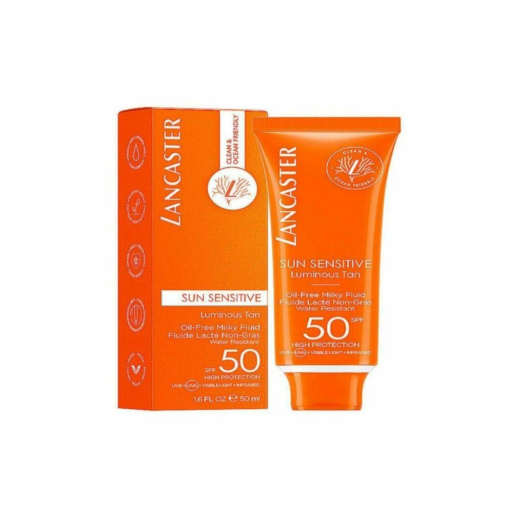 LANCASTER Sonnenschutzpflege DELICATE SKIN milk fluido SPF50 50 ml