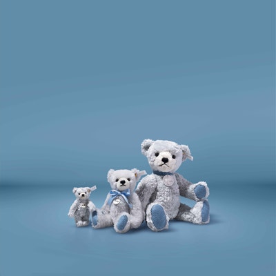Steiff Club Jahresgabe 2022, 10 cm, hellblau