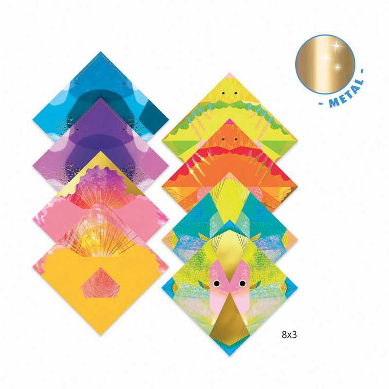 Pochette Origami Les animaux marins Djeco