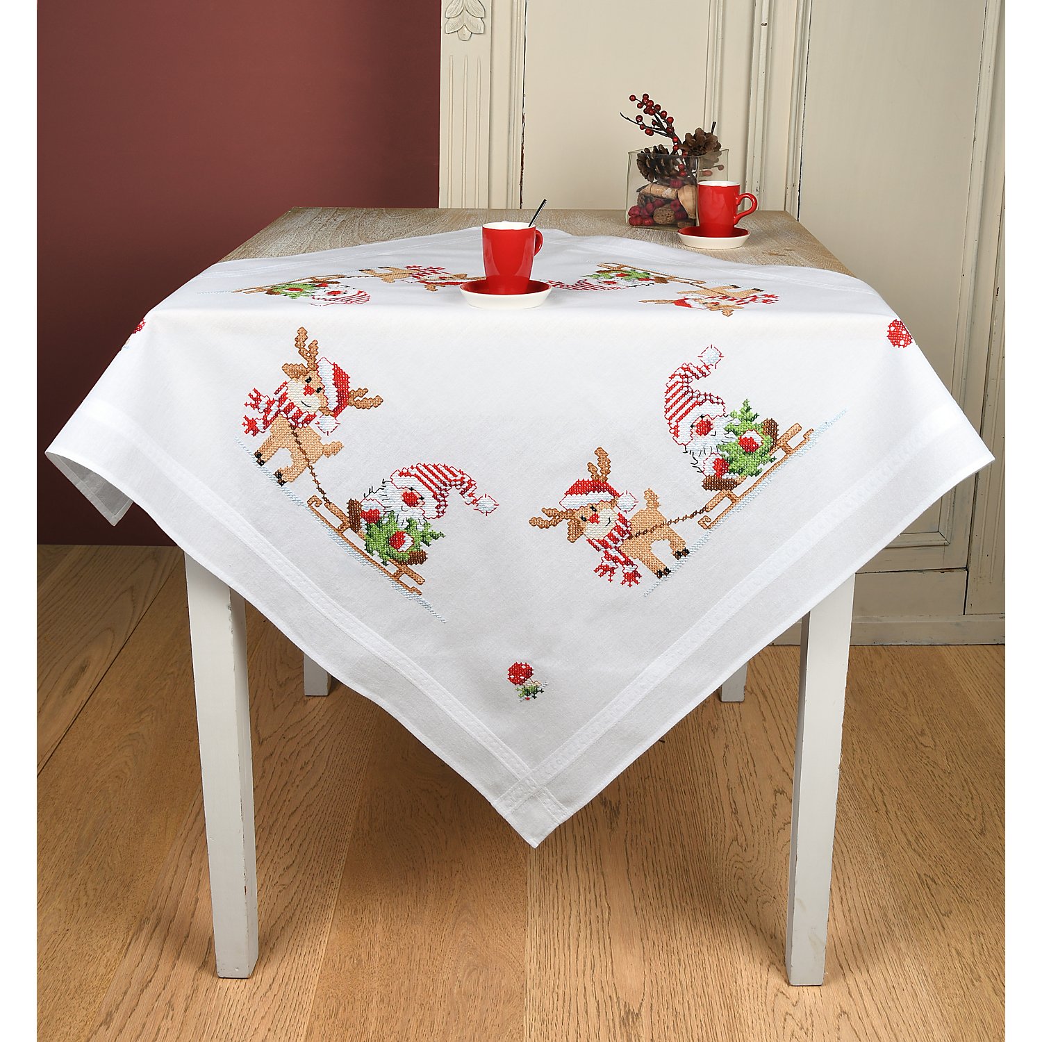 Stickmitteldecke 