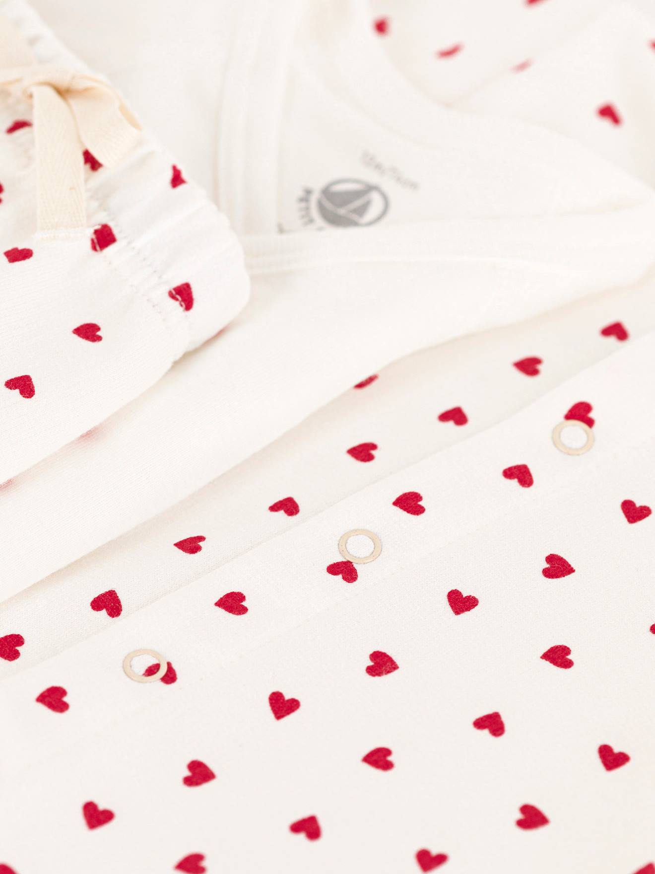 Petit Bateau Baby-Set für Neugeborene PETIT BATEAU, Bio-Baumwolle - weiß