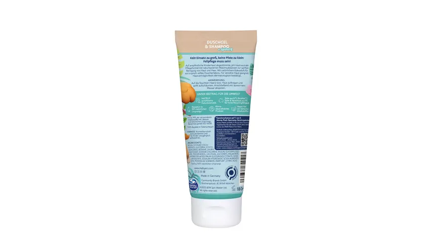 Mabyen Kids Duschgel & Shampoo + Spülung mit Kokosduft 180 ml