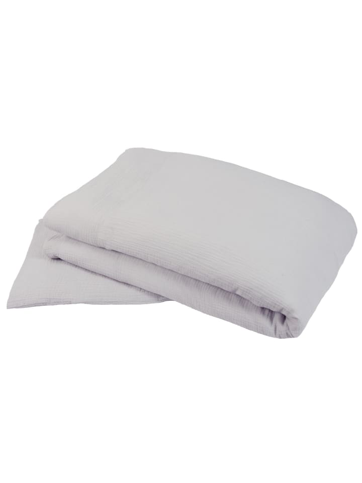 Carpe Sonno Musselin Bettwäsche Set Uni in Weiß günstig kaufen 100 x 135 cm   40 x 60 cm