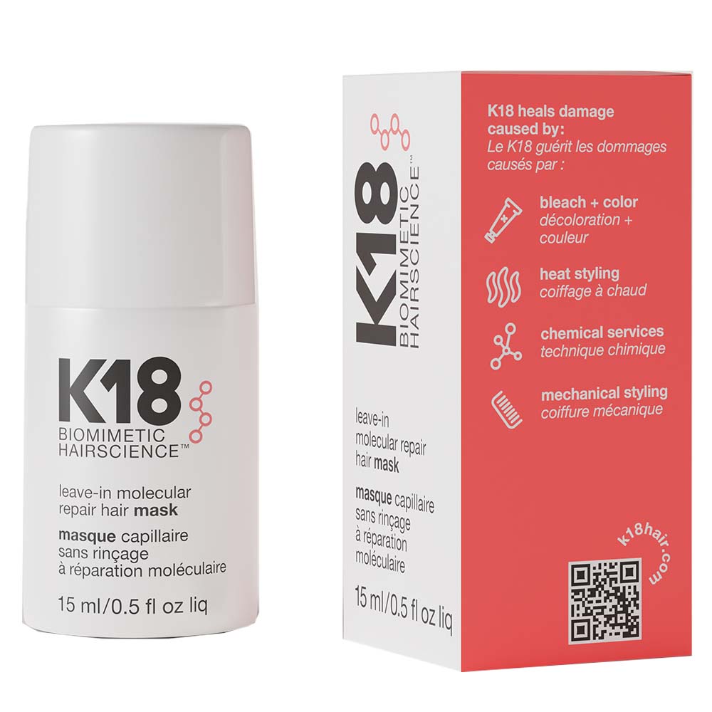 K18 Leave-In Molecular Repair Hair Mask 15 ml