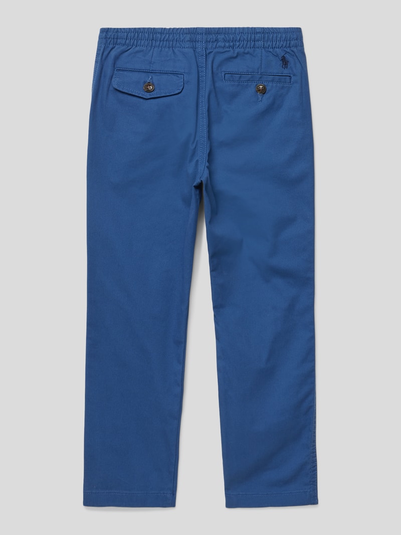 Chino mit Paspeltaschen Modell 'PREPSTER' in rauchblau