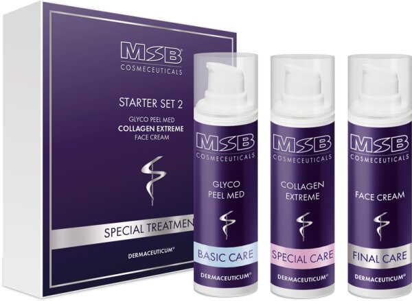 MSB Cosmeceuticals Basic Care Starter Set 2 Gesichtspflegeset