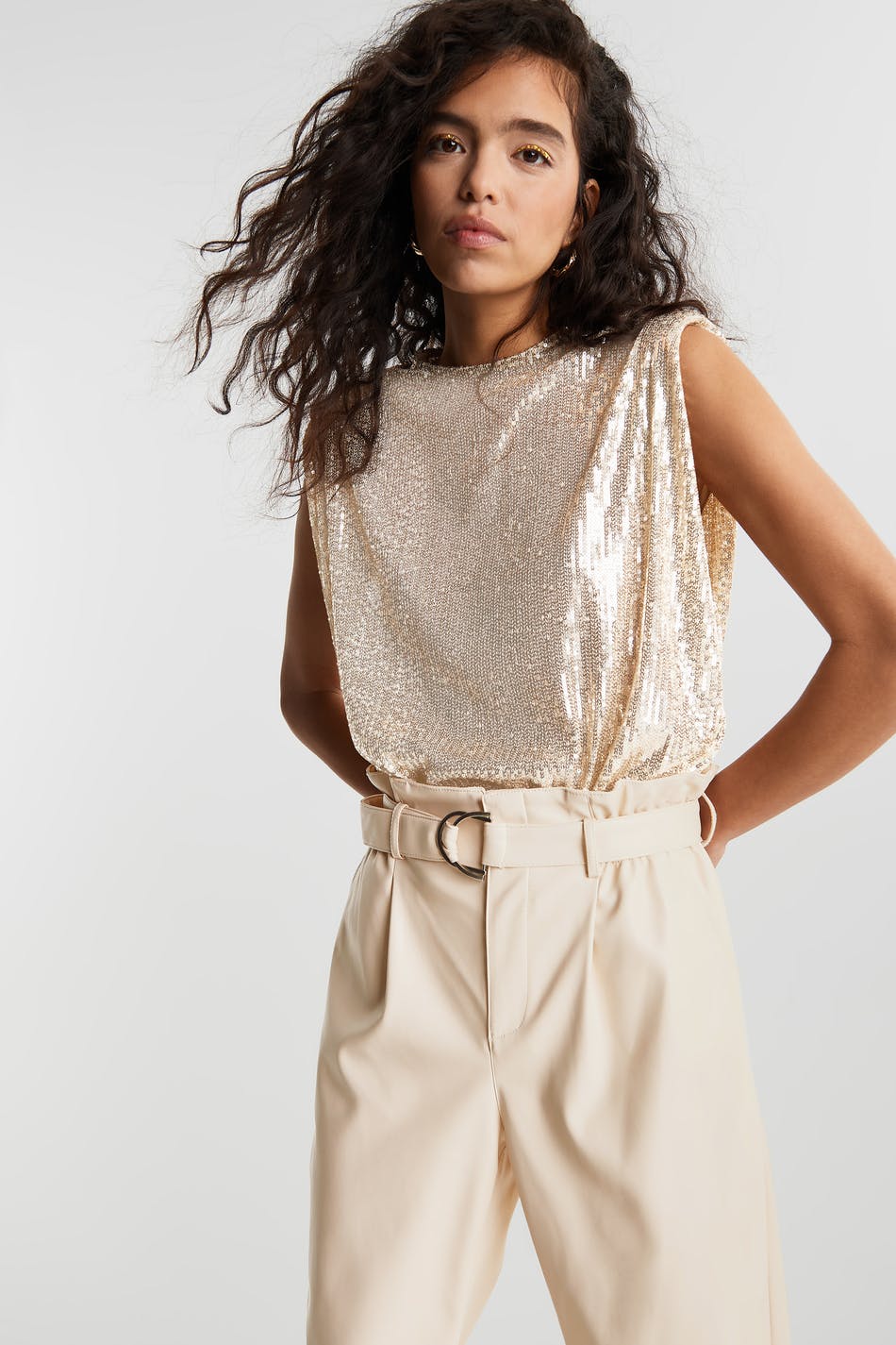 Paulina sequins top