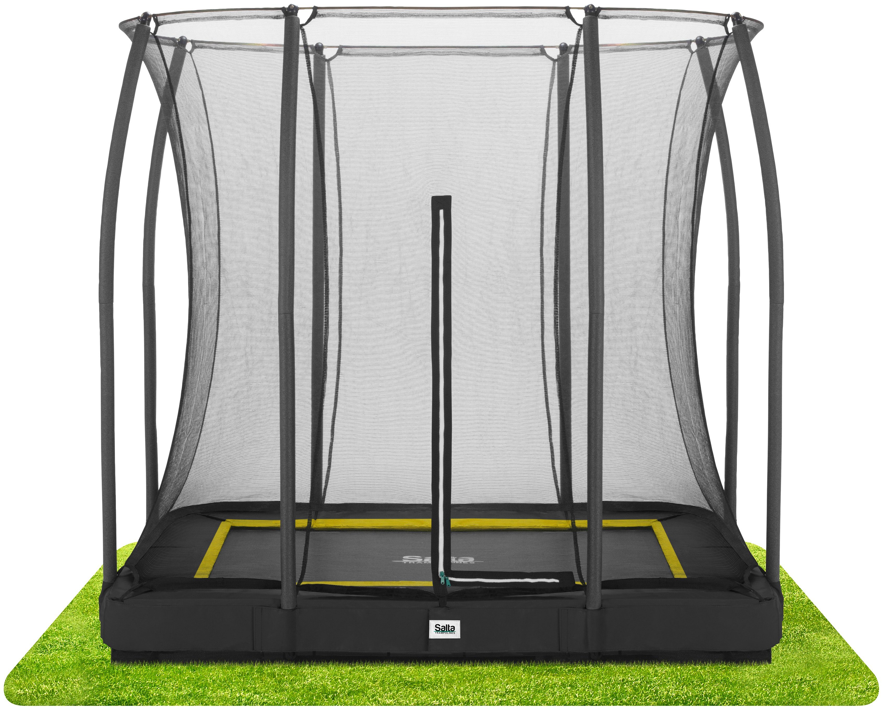 Salta Gartentrampolin Comfort Edition Ground, Schutzrand schwarz