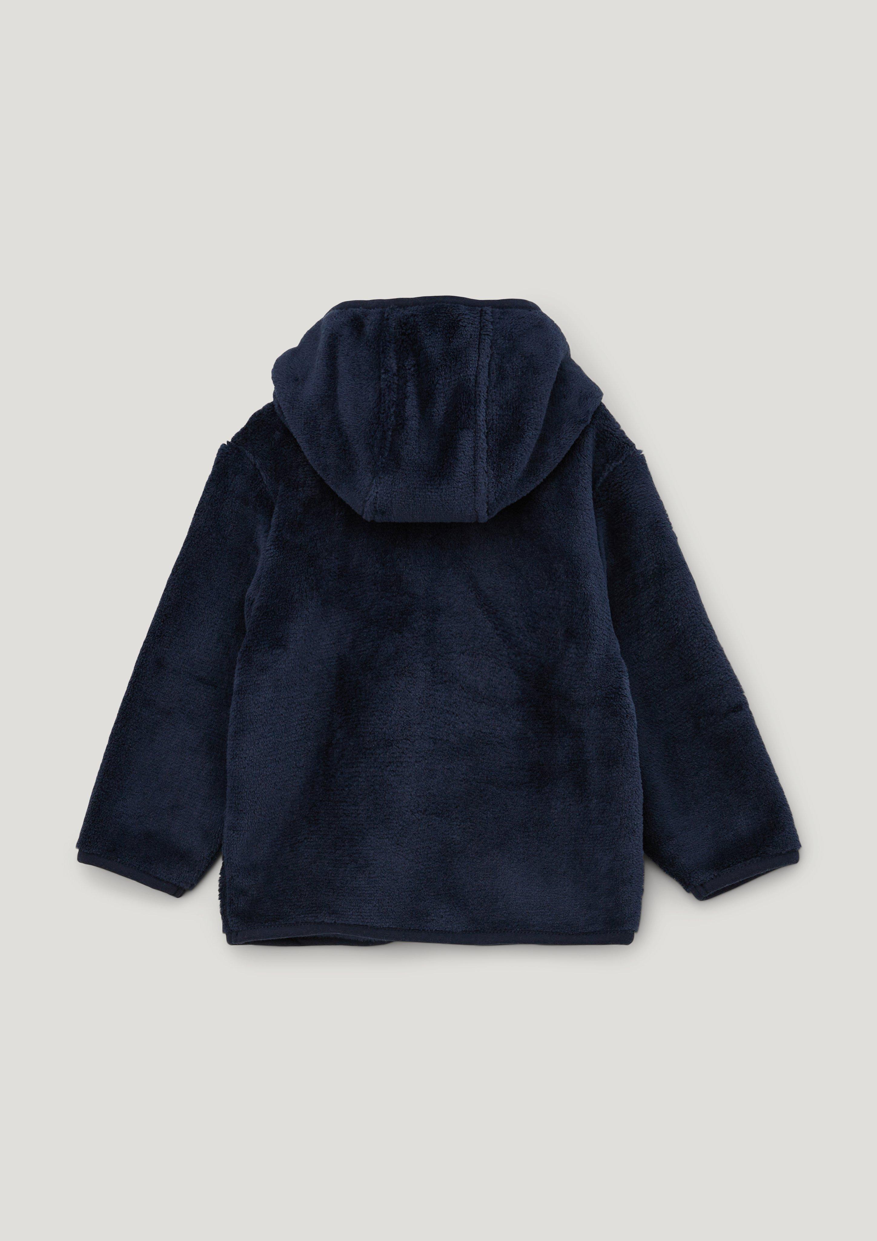 Kapuzenjacke aus Teddyplüsch  2132682-5952