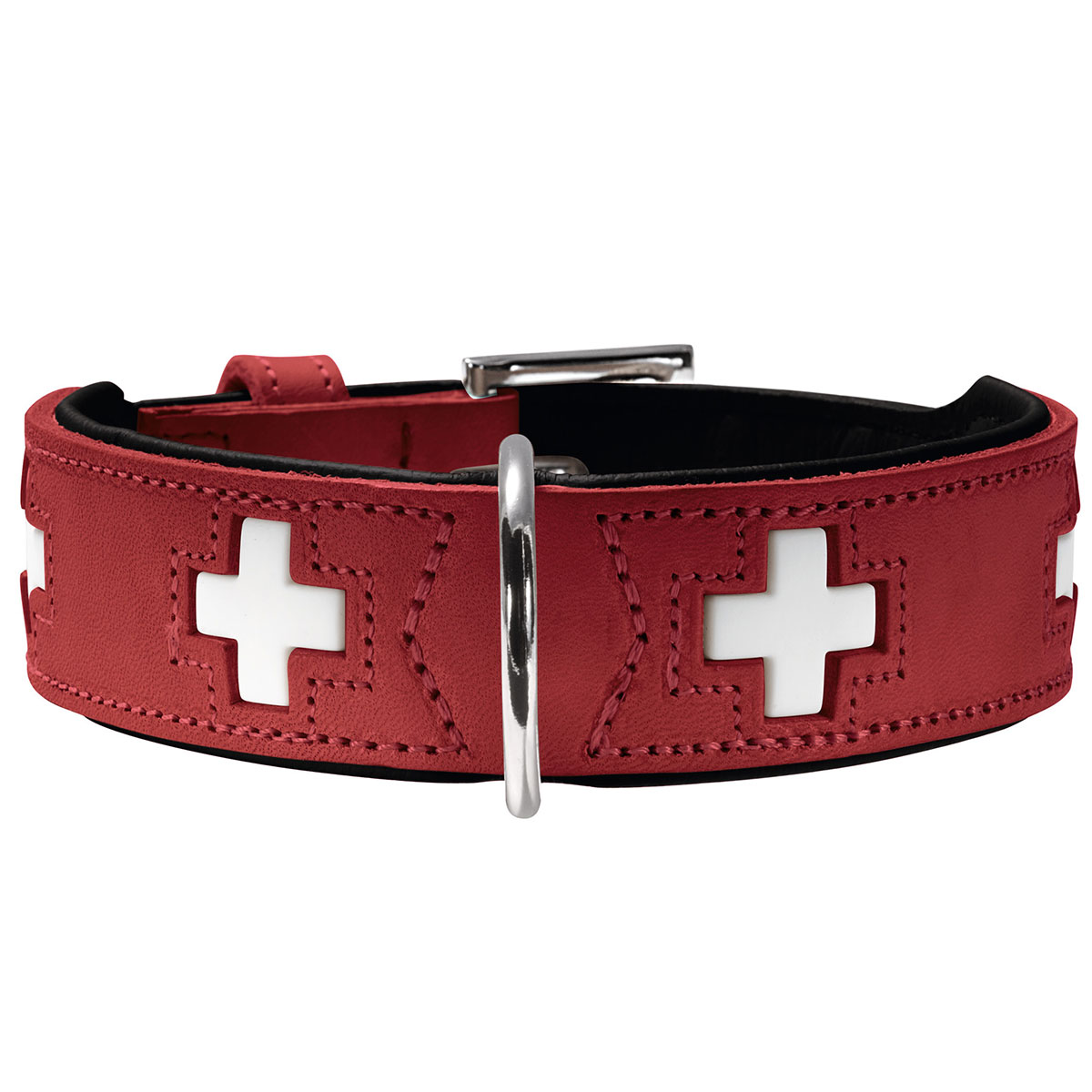 Hunter Swiss Halsband rot/schwarz günstig kaufen bei ZooRoyal