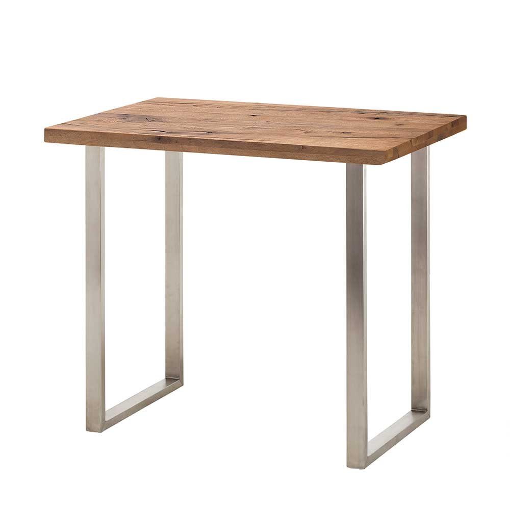 Pharao24 Stehtisch Lorkin, aus Massivholz