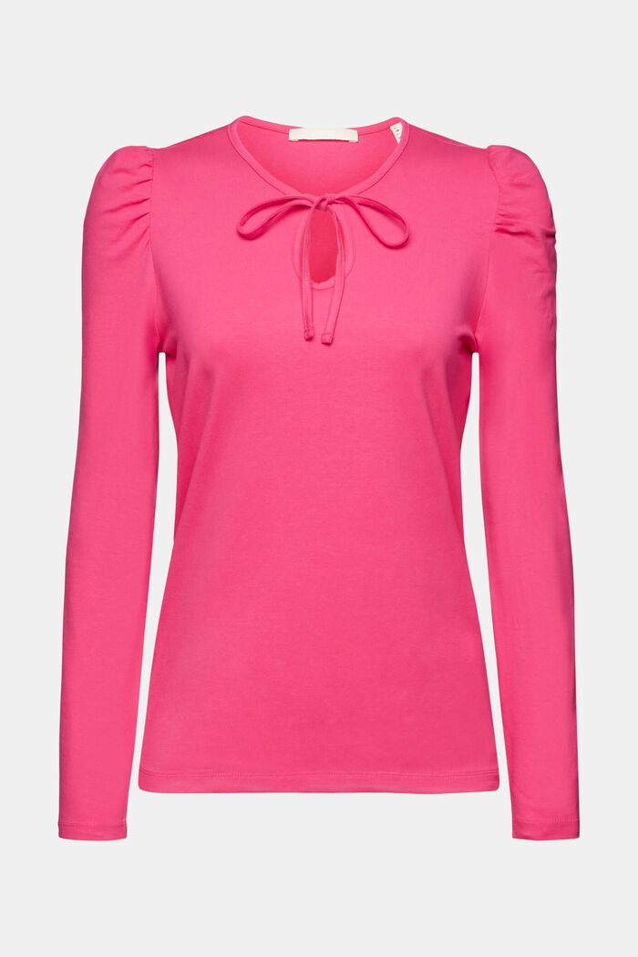 Longsleeve mit Keyhole-Detail