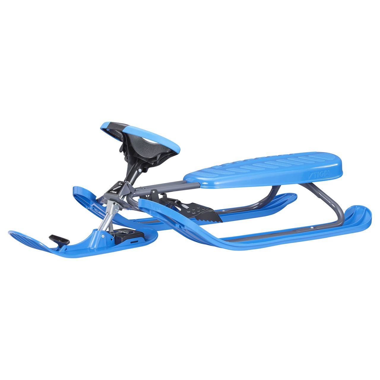STIGA Snow Racer Lenkschlitten Graphite Blue