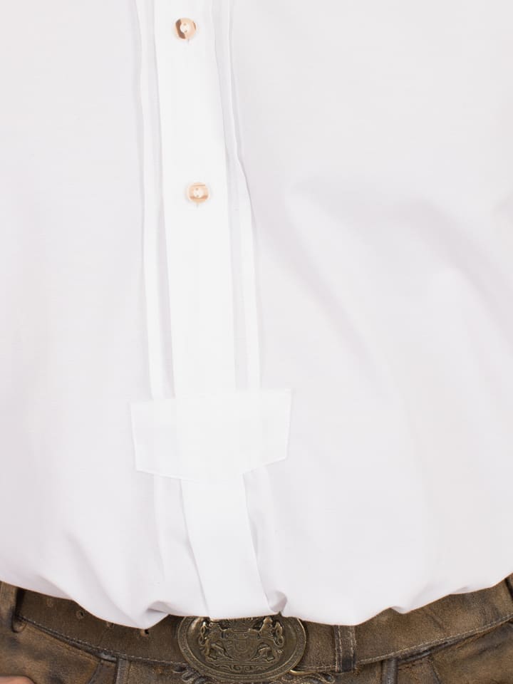 Almsach Langarmhemd LF102 in weiß günstig kaufen