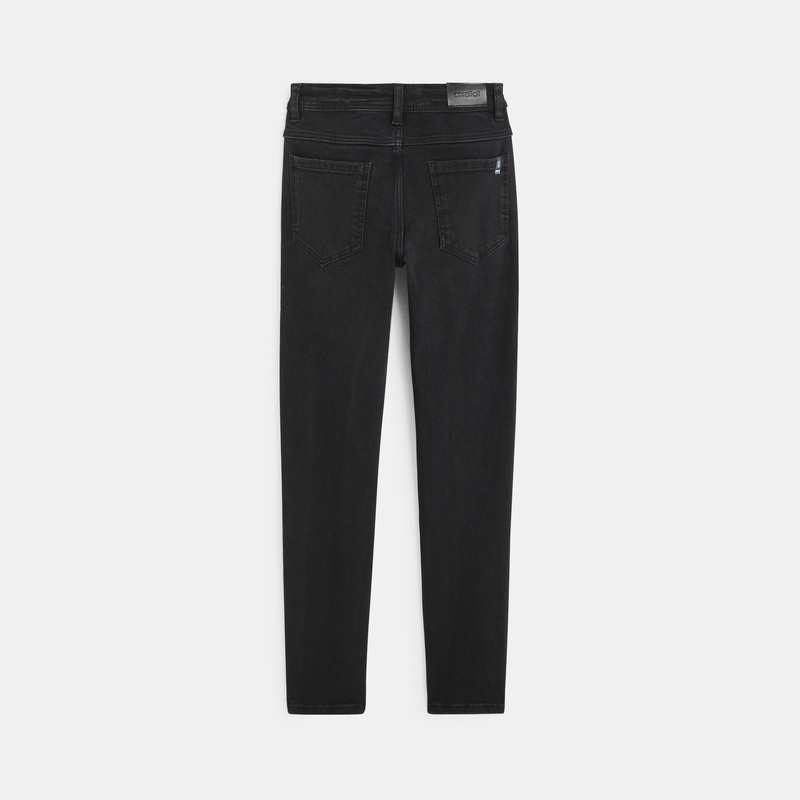 Jean skinny bi-stretch à effet délavé garçon
