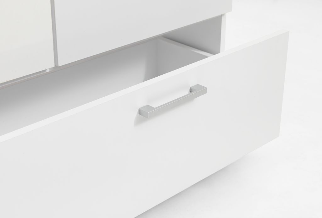 Armário ELLESTED ELLESTED 144x200 com 3 portas e 2 gavetas, branco