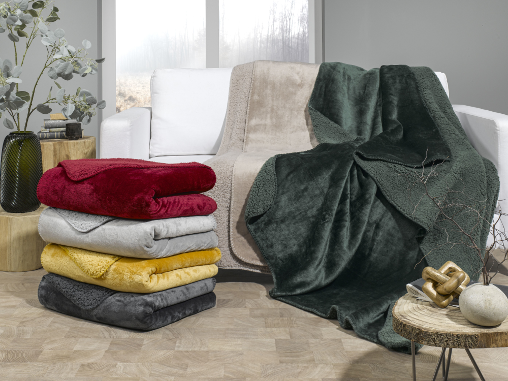 Schaffelldecke Sebastian taupe