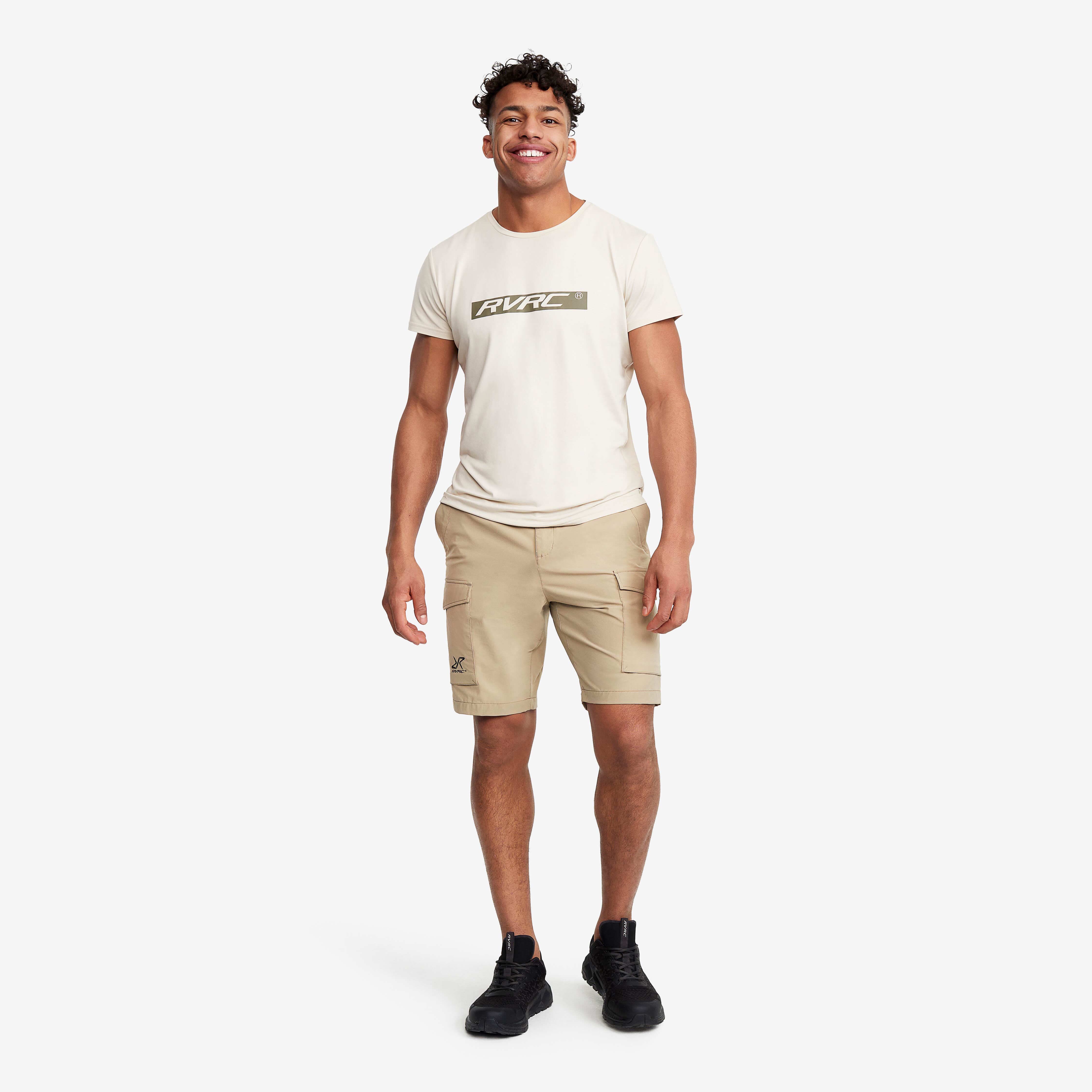 Adventure Cargo Stretch Shorts Homme Khaki