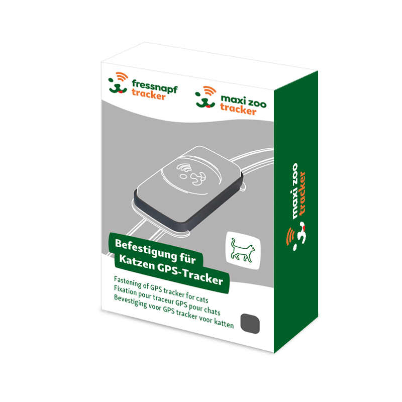 Fressnapf Geschirre & Leinen Fressnapf Befestigungsrahmen für Fressnapf GPS-Tracker Katze schwarz
