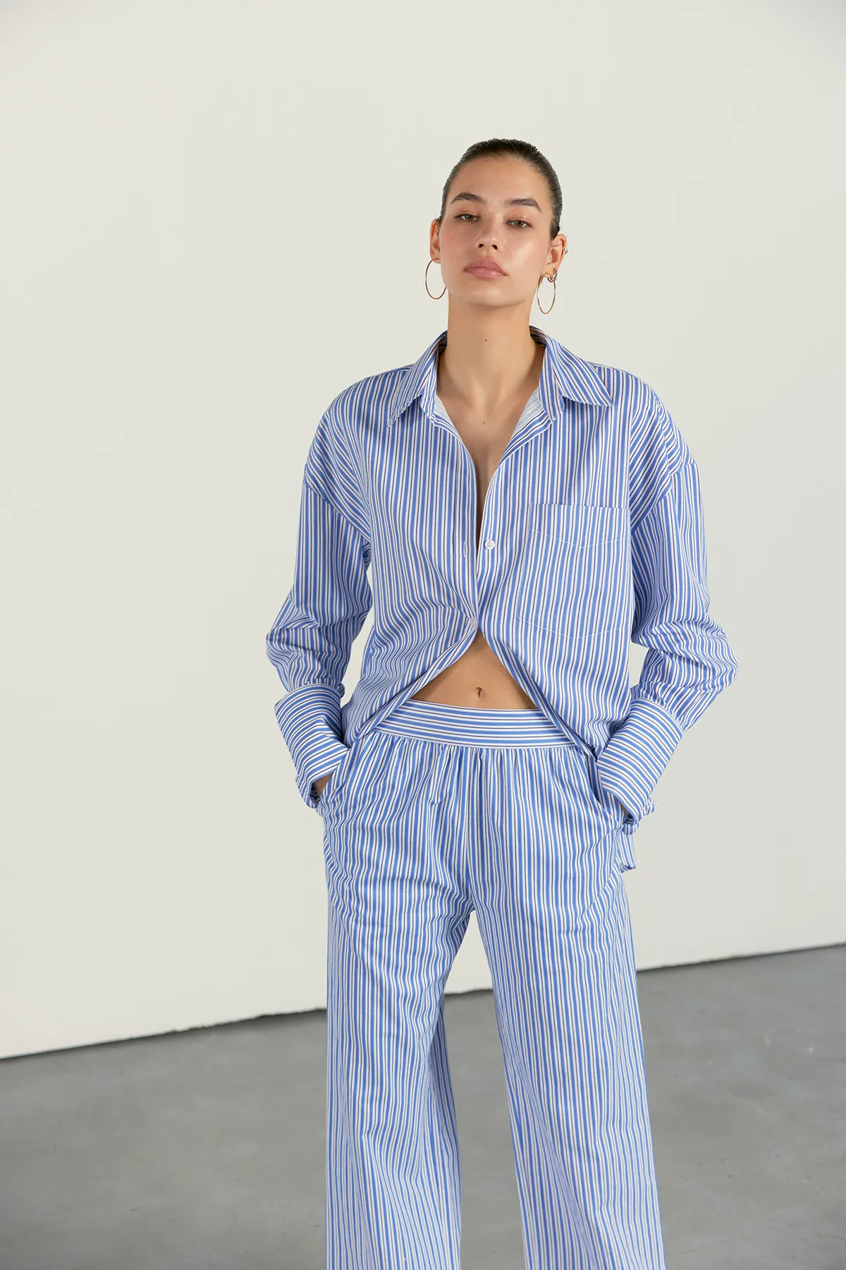 VATKALI  Hose mit Streifenmuster