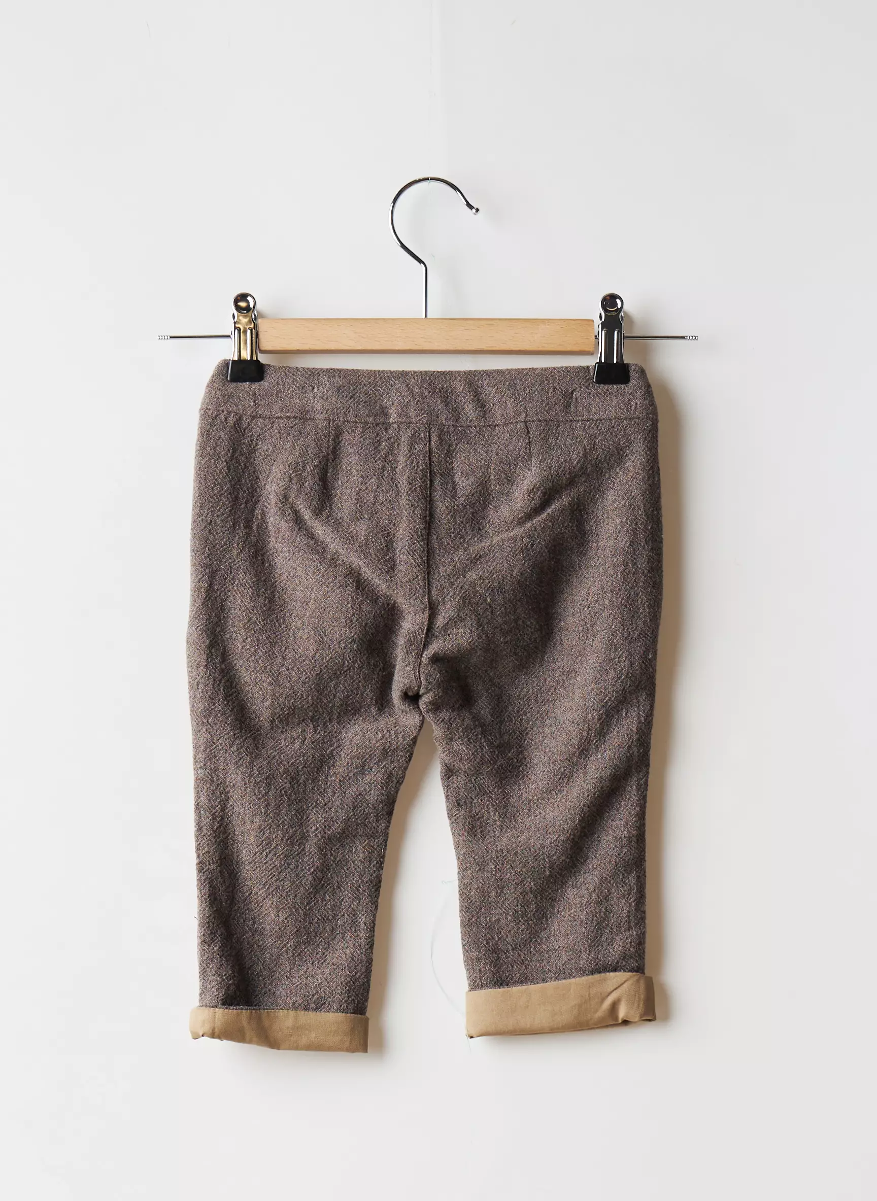 Benetton Pantalons Slim Garcon couleur marron