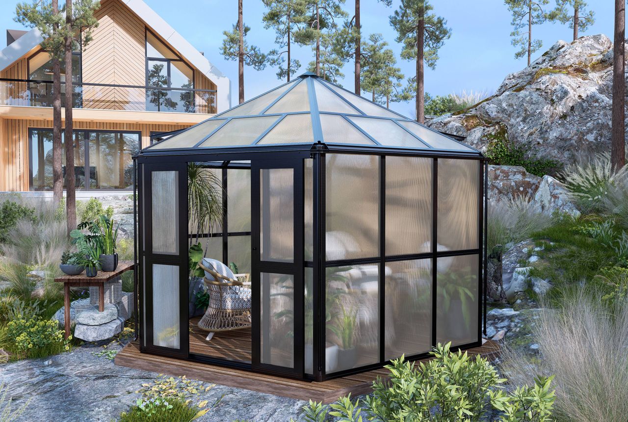 HC Home & Living Wintergarten/Sommergarten haus, Gartenpavillon, ca. 390 x 343 x 290 cm