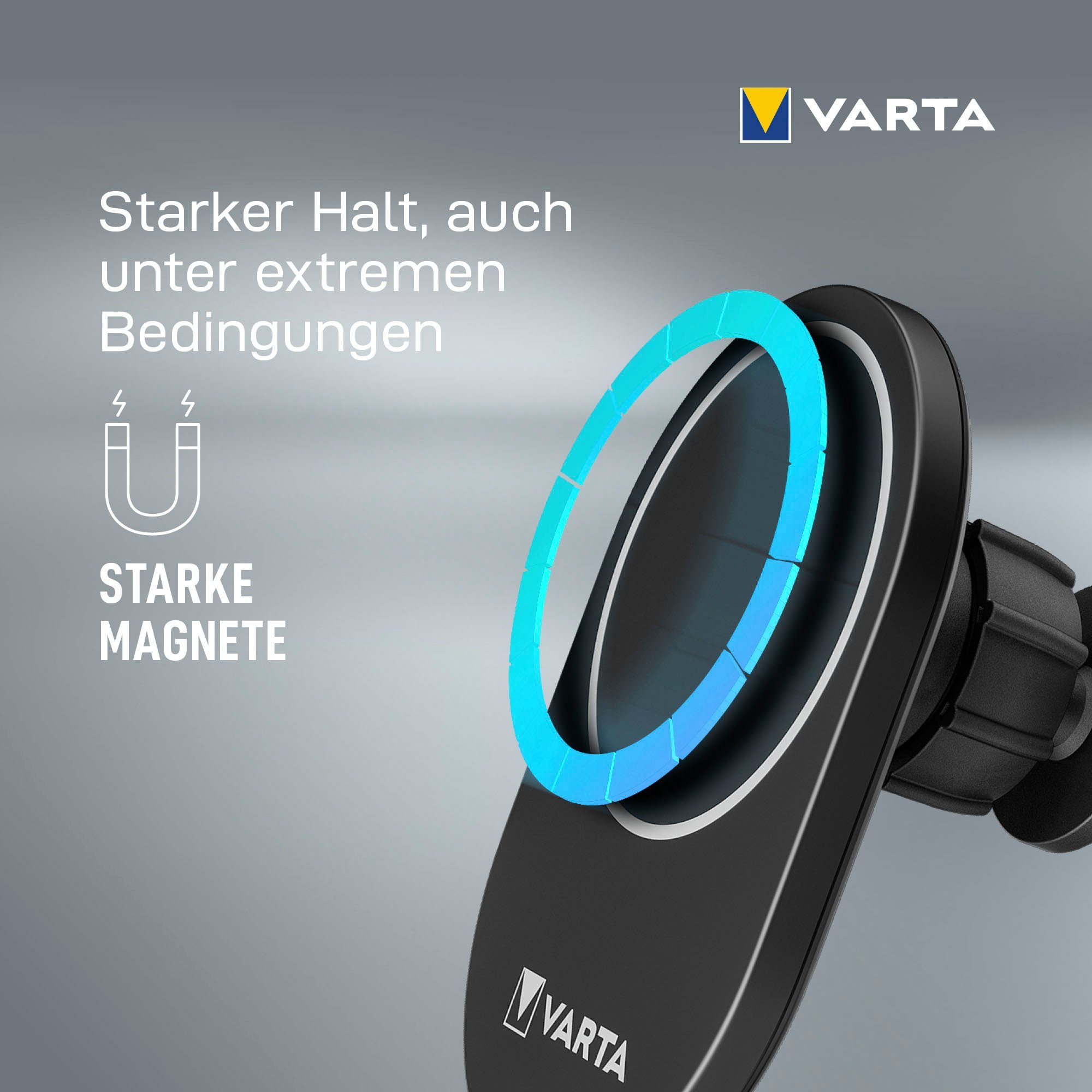 VARTA Mag Pro Wireless Car Autobatterie-Ladegerät