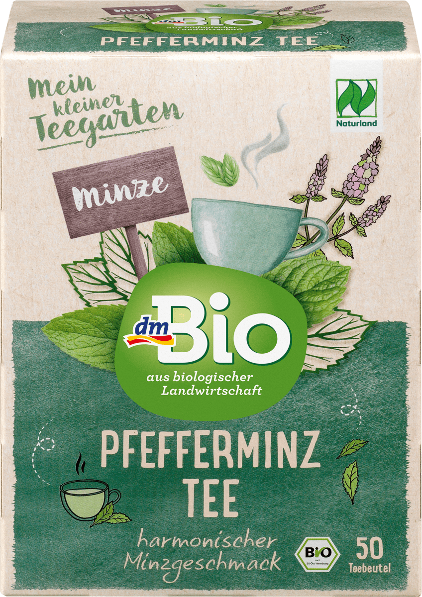 Kräutertee Pfefferminze (50 Beutel), 75 g