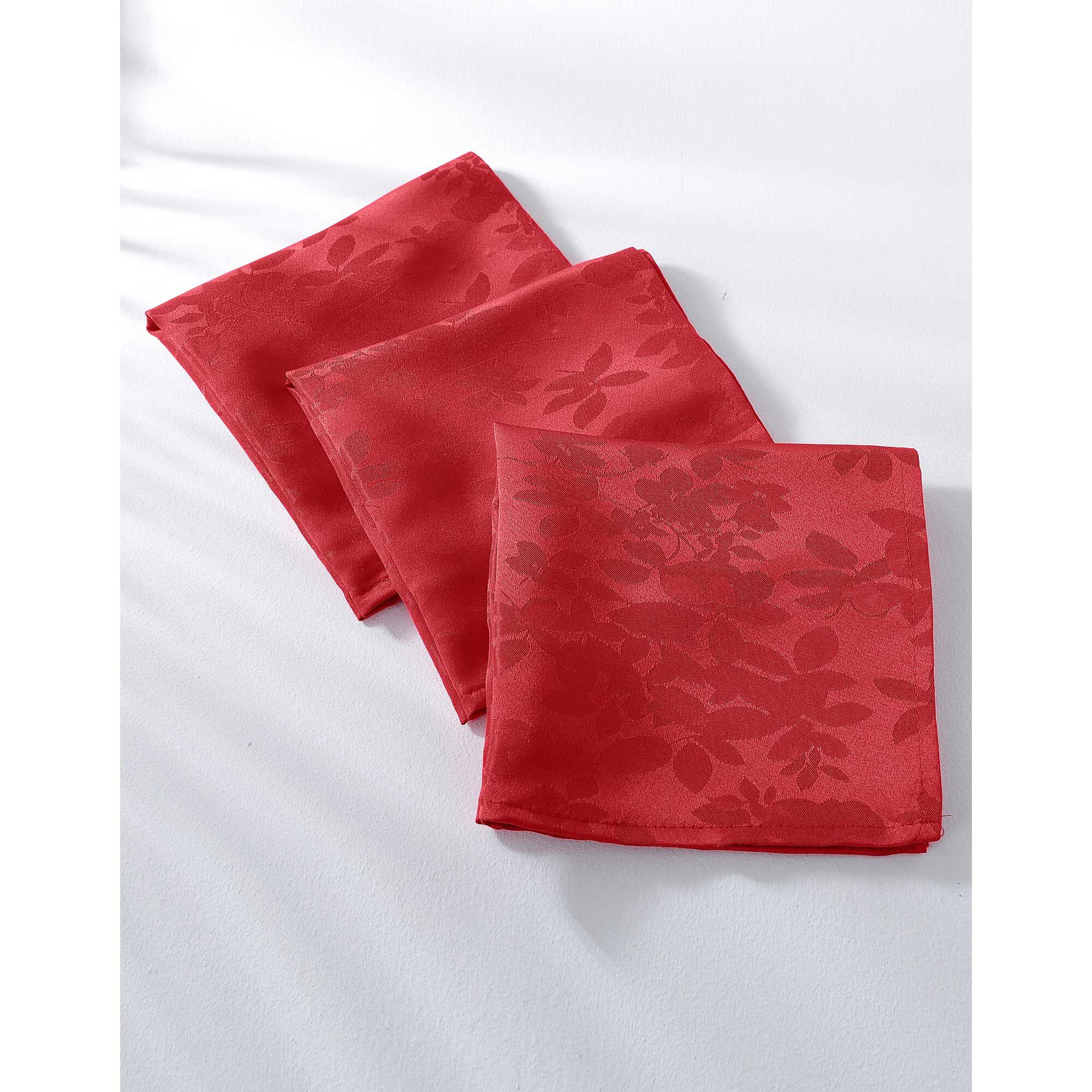 Nappe damassée feuillages Colombine