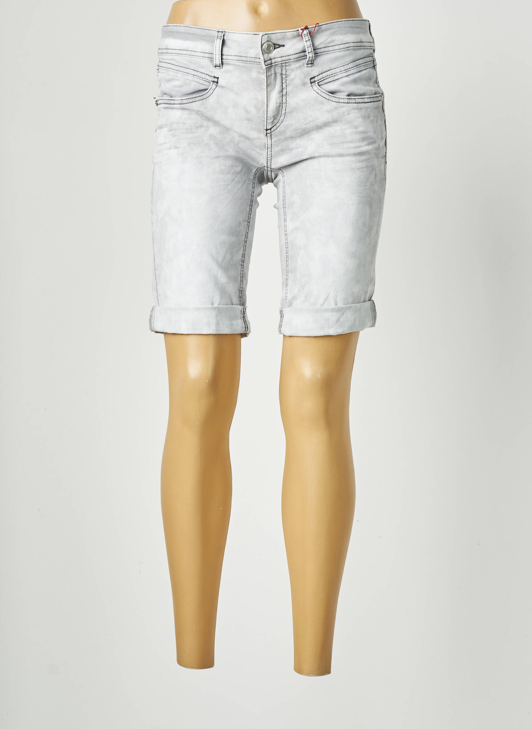 Street One Bermudas Femme couleur gris