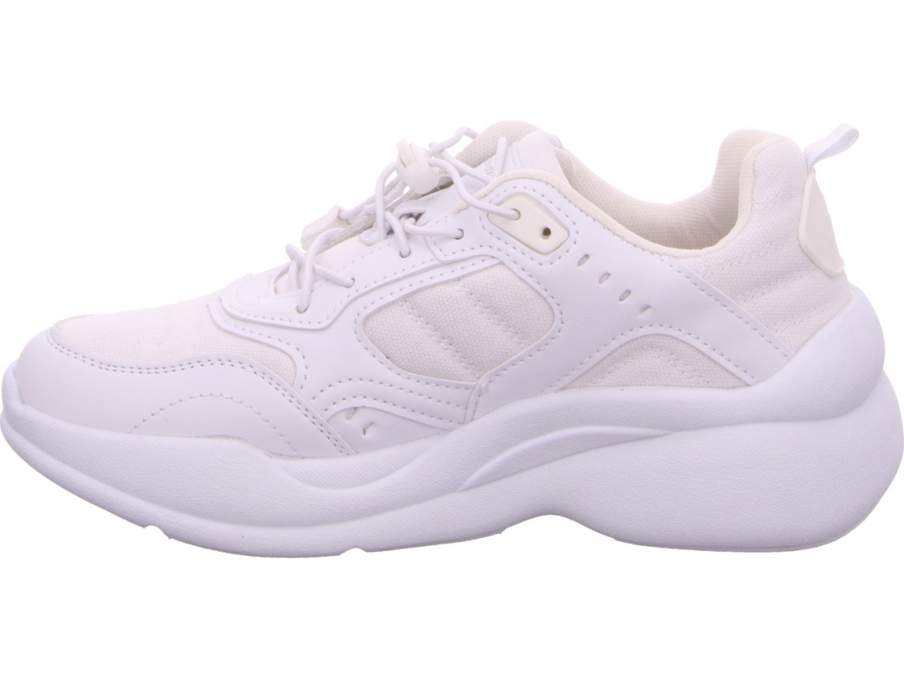 DIVERSE Sportliche Slipper weiss