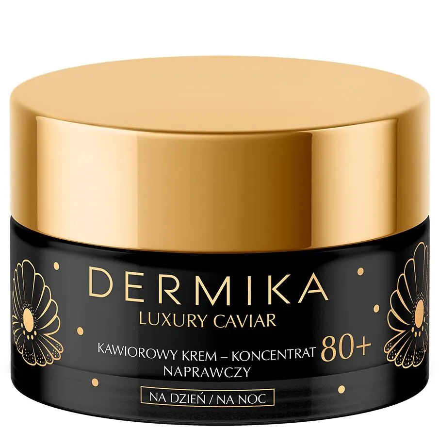 Dermika Luxury Caviar koncentrat za obnavljanje kavijara 80+ za dan i noć