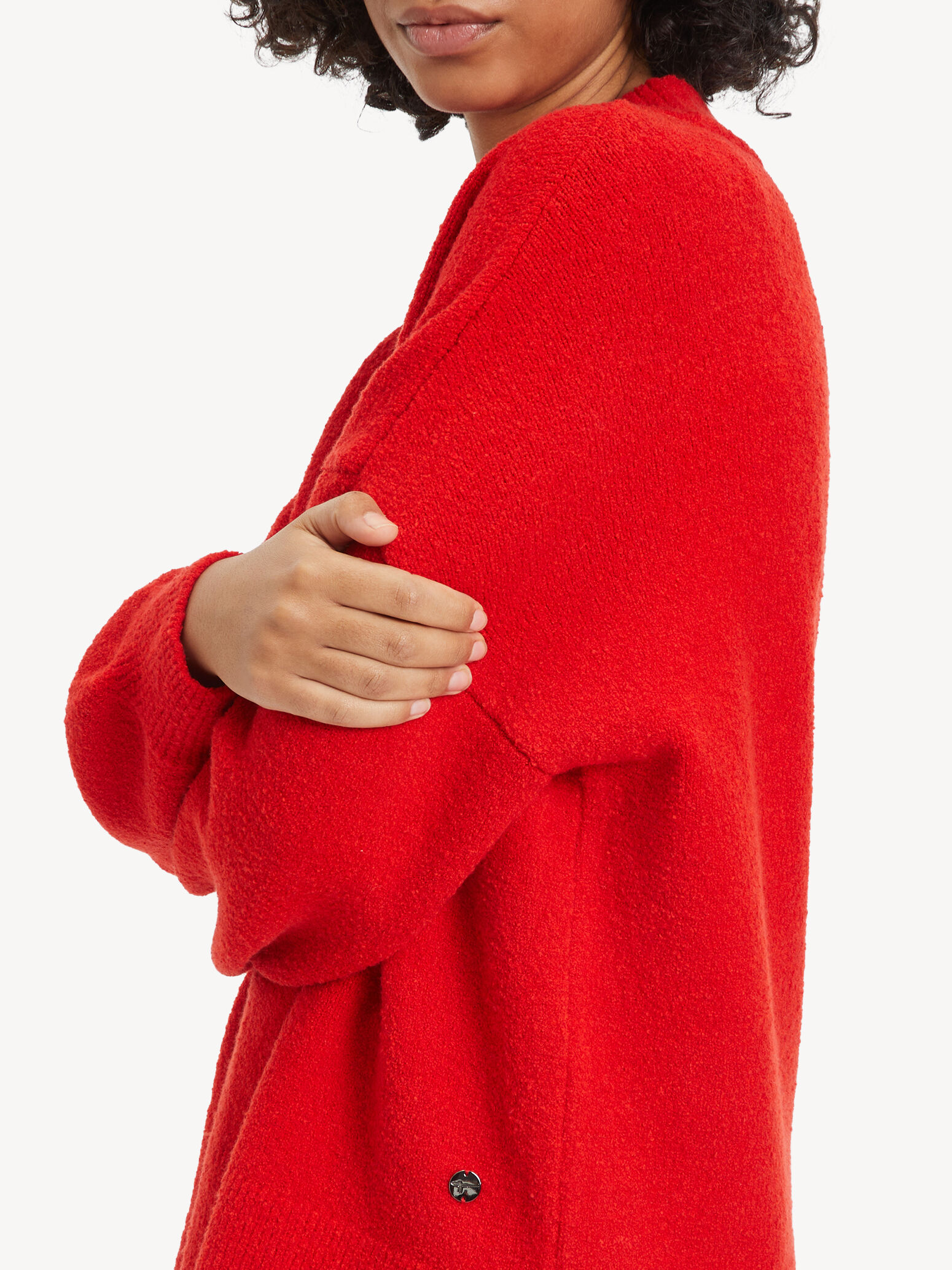 Pull-over en tricot - rouge