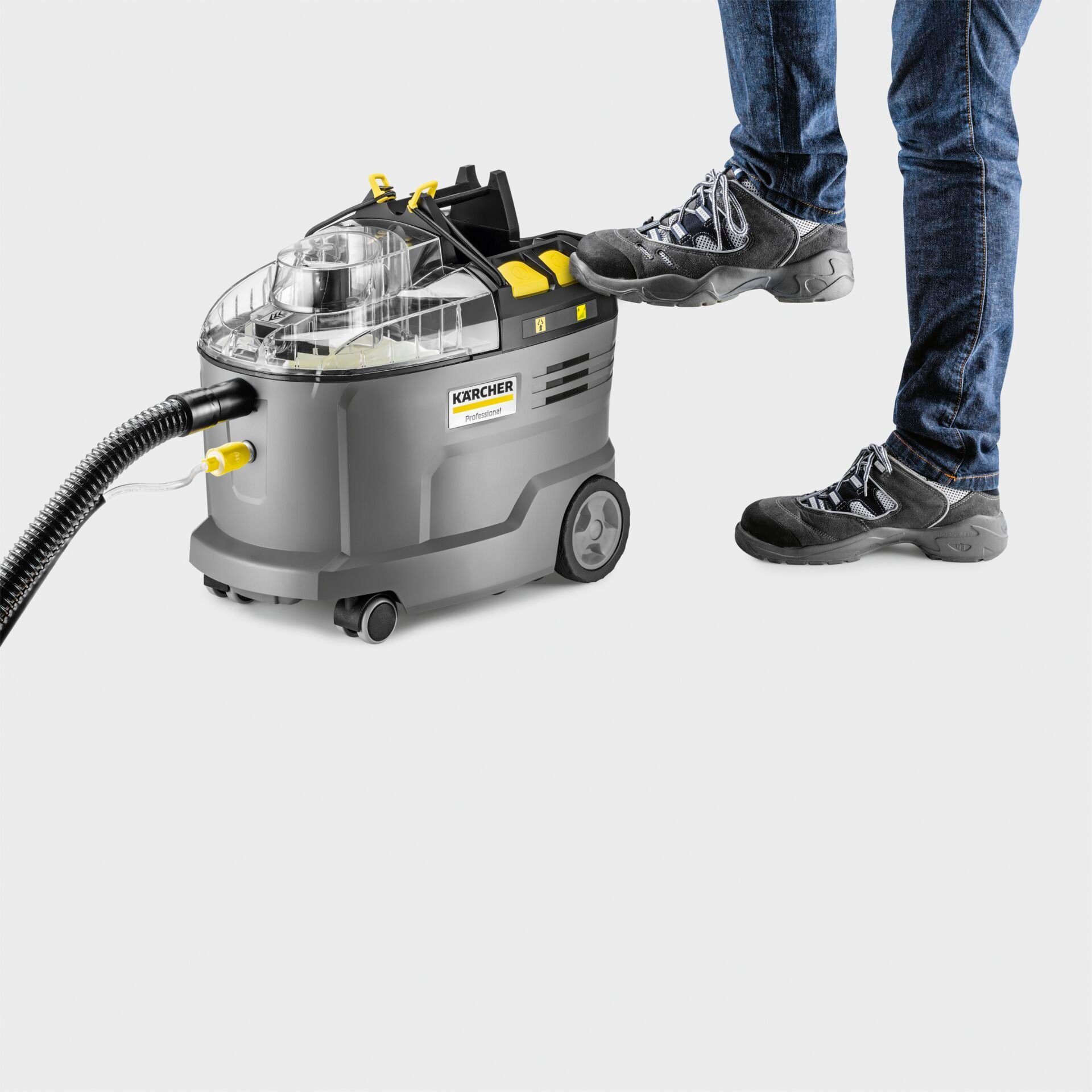 KÄRCHER Wasch-Sauger 1.101-700.0 Puzzi 9/1 BP, grau, 550,00 W